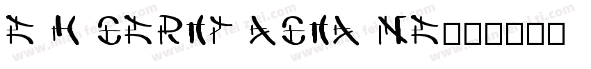 E H SERIF ASIA ME字体转换
